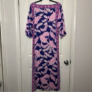 Lily Pulitzer What the Shell Silva Maxi Dress 00 NWT